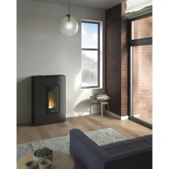 Pelletofen 'Atrium 5' Stahl anthrazit 2,5 - 5,2 kW
