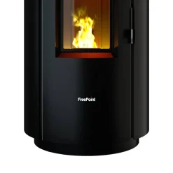 Pelletofen 'Chrome 7' Stahl anthrazit 2,5 - 7,7 kW