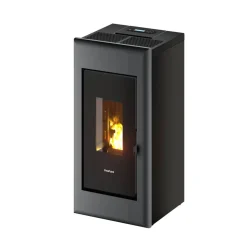 Pelletofen 'One' Stahl titanium 2,5 - 7,7 kW