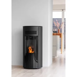Pelletofen 'P1' Stahl/Glas 8 kW