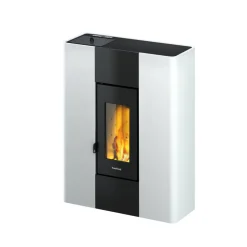 Pelletofen 'Roxy' Stahl weiß 2 - 7 kW