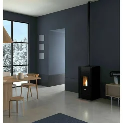 Pelletofen 'Sharp' Stahl anthrazit 2,5 - 7 kW