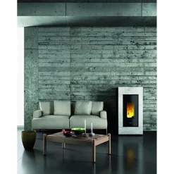 Pelletofen 'Vega' Stahl/Naturstein 10,5 kW