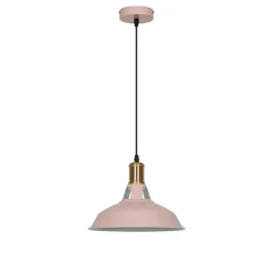 Pendelleuchte 'Eliana' Metall rosa Ø 27 cm