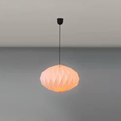Pendelleuchte 'Hannah' Ø 40 cm 1-flammig weiß