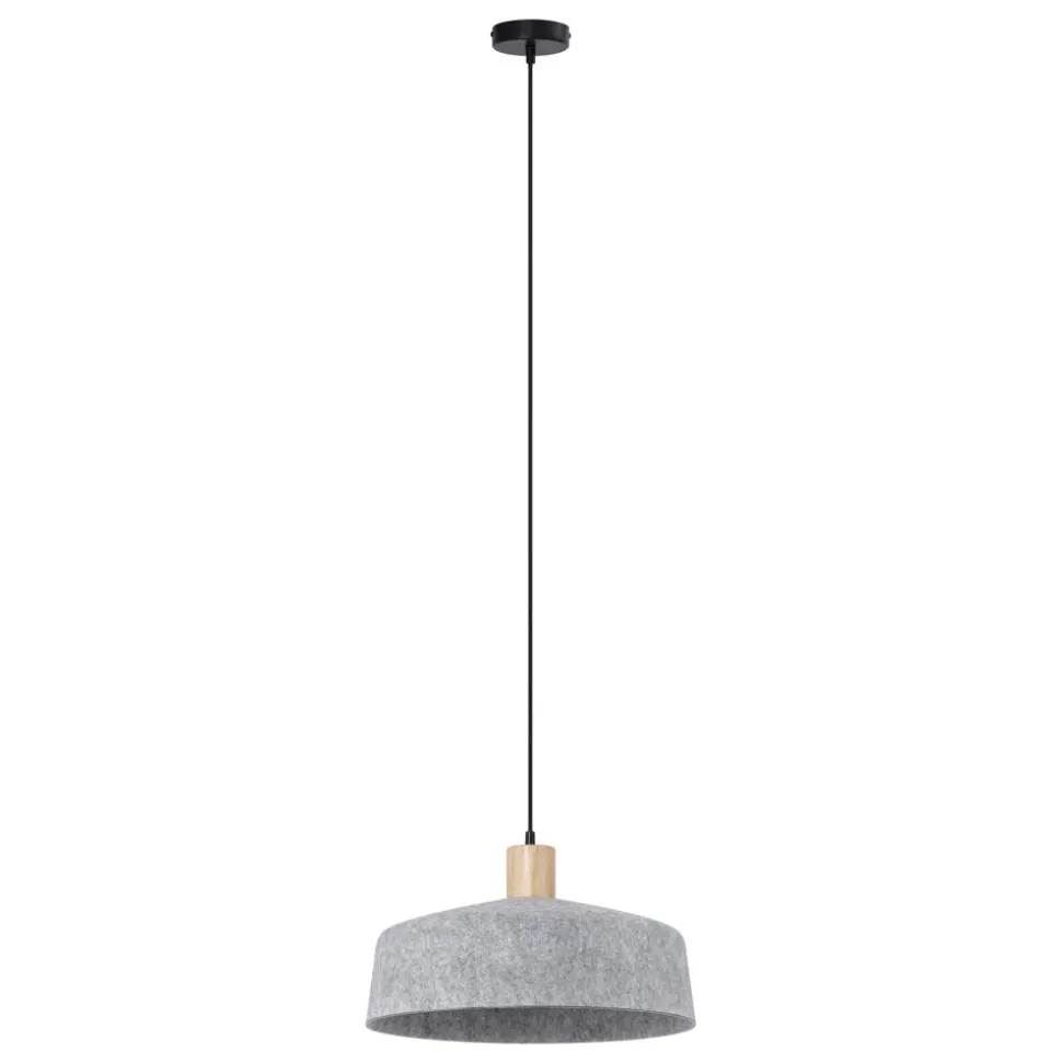 Pendelleuchte 'Luisa' Ø 40 cm 1-flammig grau