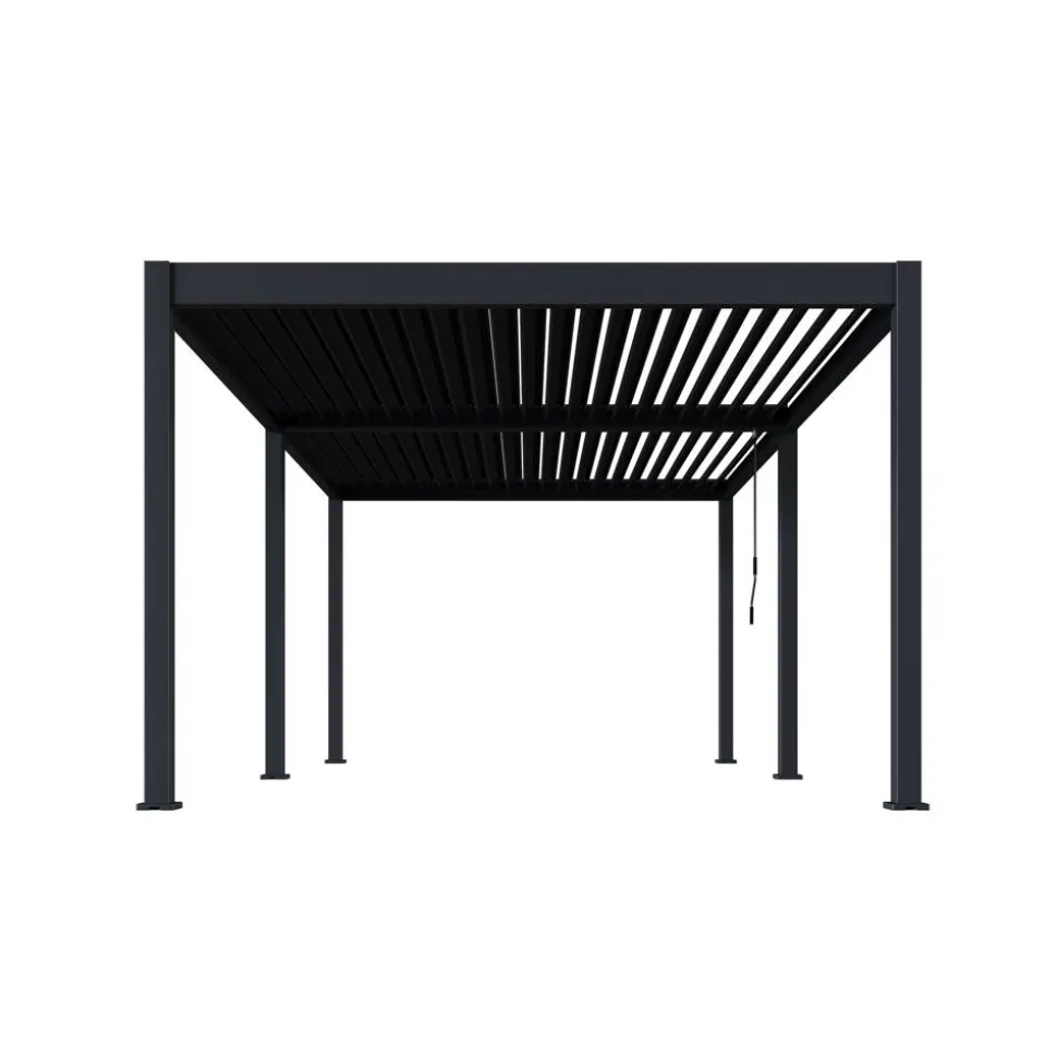 Pergola anthrazit 360 x 600 cm