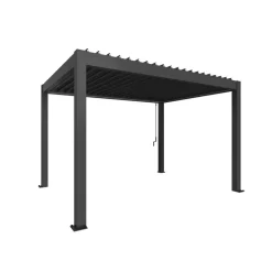 Pergola Gr. 4 x 3 dunkelgrau-metallic 404,5 x 312 cm