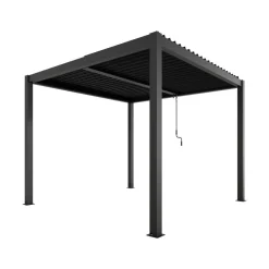 Pergola 'Shade' dunkelgrau 296 x 230 x 290 cm
