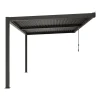 Pergola 'Shade' dunkelgrau 395,8 x 230 x 298,8 cm