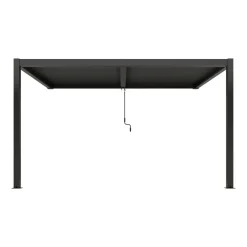 Pergola 'Shade' dunkelgrau 395,8 x 230 x 298,8 cm