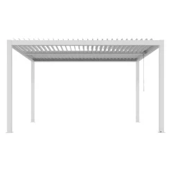 Pergola 'Shade' weiß 395 x 230 x 290 cm