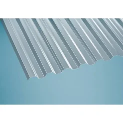 PET-Wellplatte 'Trapez' klar 200 x 109 cm