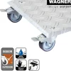 Pflanzenroller 'Alaska GH 7004' Alu-Riffelblech aluminiumfarben 28 x 28 cm