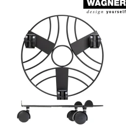 Pflanzenroller 'Black Edition GH 0935' Stahl schwaarz Ø 30 x 6,4 cm