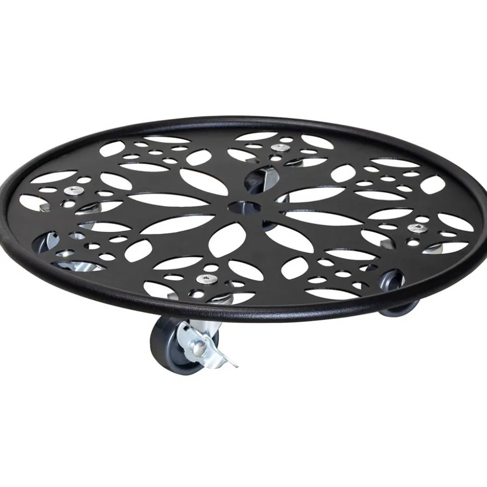 Pflanzenroller 'GH0936' schwarz ø 30 cm