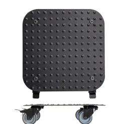 Pflanzenroller 'GH 7008' schwarz 29 x 29 cm