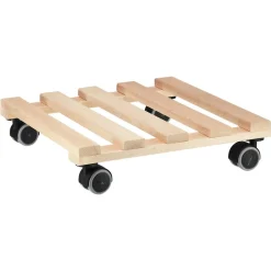 Pflanzenroller Holz 34 x 34 cm