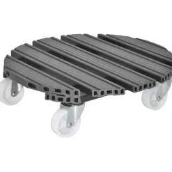Pflanzenroller WPC anthrazit Ø 38,5 cm