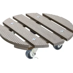 Pflanzenroller WPC 'GH 0536' Ø 29 cm taupe