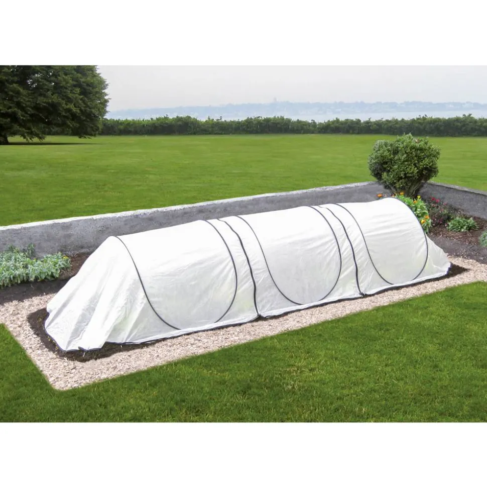 Pflanzenschutztunnel 'GardenGuard' 150 x 80 x 300 cm mit weiß