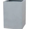 Pflanzgefäß 'Palomo' Polyfibre Betonoptik grau eckig hoch 30 x 30 x 47 cm