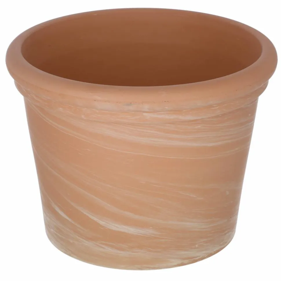 Pflanzgefäß terrakottafarben 28 cm