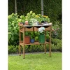 Pflanztisch mit Schubladen FSC®-zertifiziertes Holz 78 x 39 x 91 cm