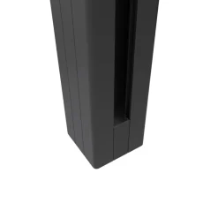Pfosten 'Mix-it' Steckzaun Aluminium anthrazit 7 x 7 x 240 cm