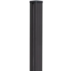 Pfosten Steckzaun Aluminium anthrazit 7 x 7 x 240 cm