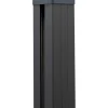 Pfosten Steckzaun Aluminium anthrazit 9 x 9 x 100 cm
