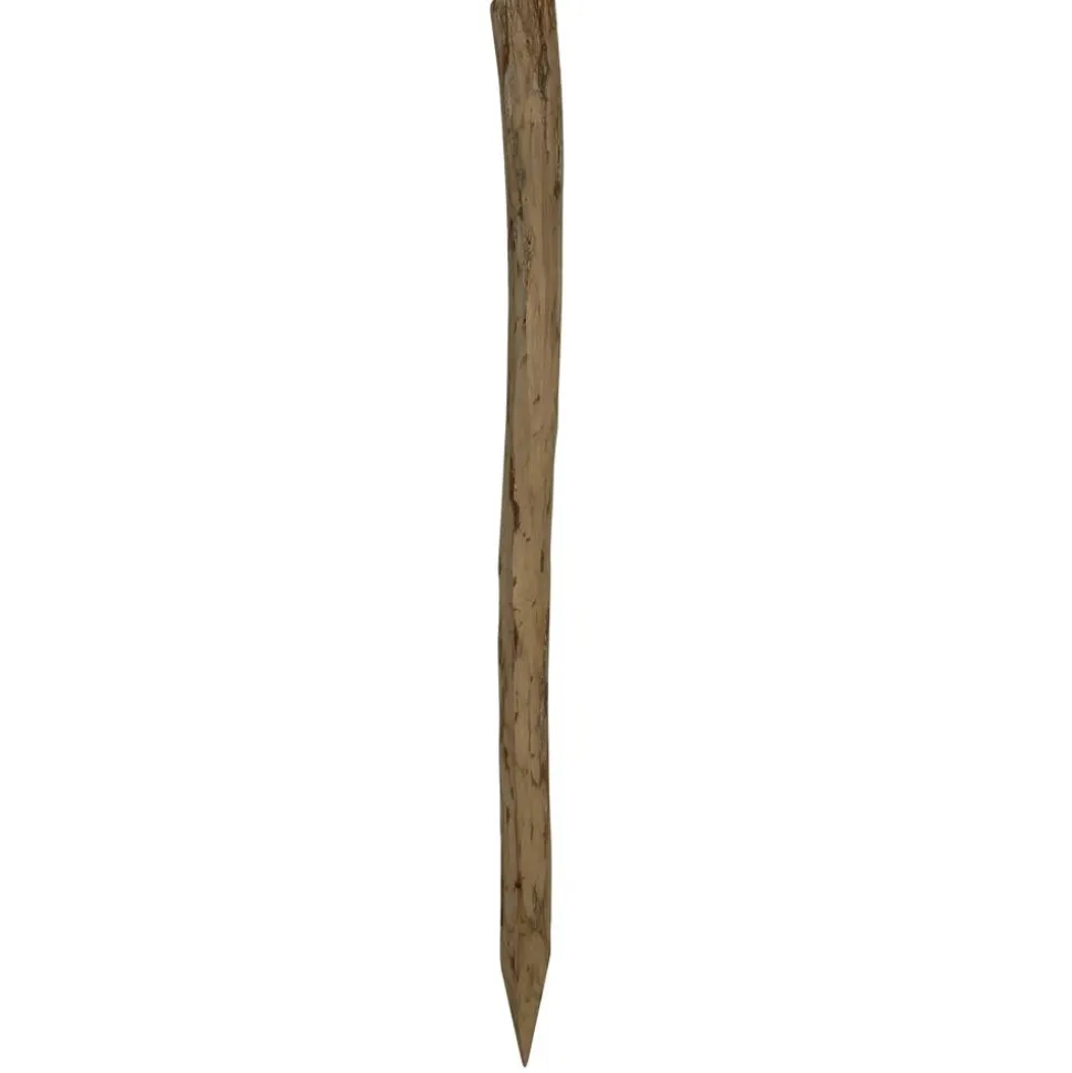 Pfosten zum Rollzaun Haselnuss Ø 6 x 120 cm natur