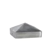 Pfostenkappe Pyramide Aluminium Druckguss 4 x 9,1 x 9,1 cm
