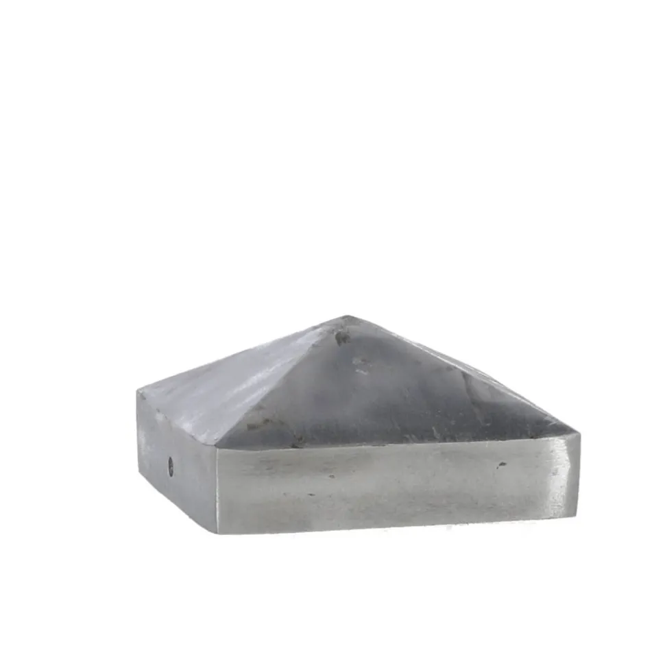 Pfostenkappe Pyramide Aluminium Druckguss 4 x 9,1 x 9,1 cm