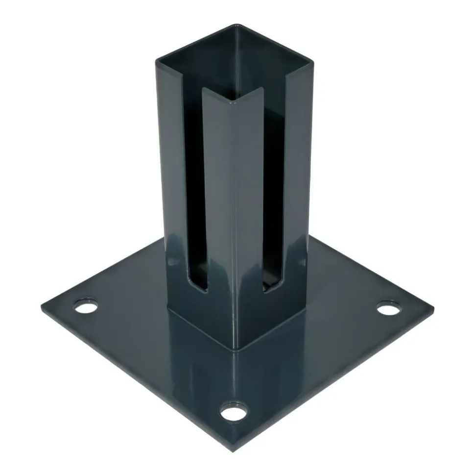 Pfostenträger 'Essential' 6 x 6 cm anthrazit