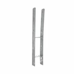 Pfostenträger silberfarben 71 x 600 x 60 x 5 mm