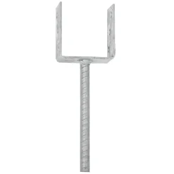 Pfostenträger U-Form 9,1 x 6 x 10 x 20 x 4 cm Ø 1,6 cm