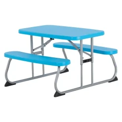 Picknickgarnitur für Kinder blau 83 x 90 x 53 cm