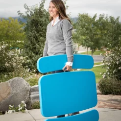 Picknickgarnitur für Kinder blau 83 x 90 x 53 cm