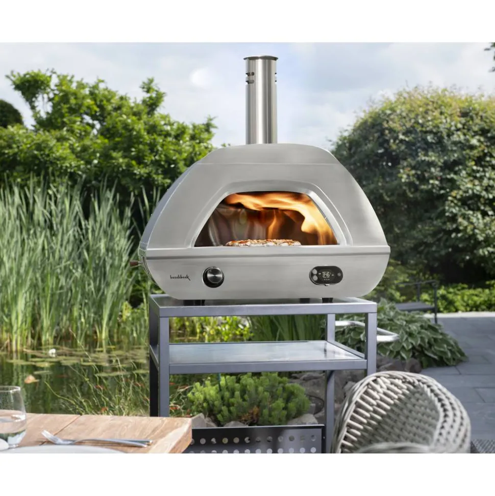 Pizzaofen 'X1' Edelstahl 52 x 48 x 74 cm