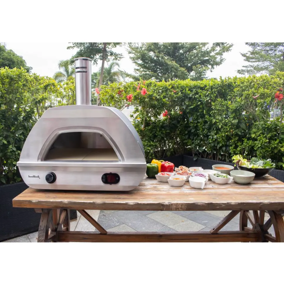 Pizzaofen 'X1' Edelstahl 52 x 48 x 74 cm