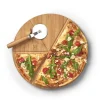 Pizza-Set naturfarben Ø 32 x 1,5 cm