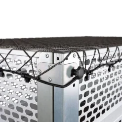 PKW-Anhänger 'Basic Plus 750' ungebremst 750 kg mit Gitteraufsatz und Kippdeichsel