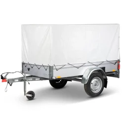 PKW-Anhänger 'Basic Plus 750' ungebremst 750 kg mit Hochspriegel und Kippdeichsel