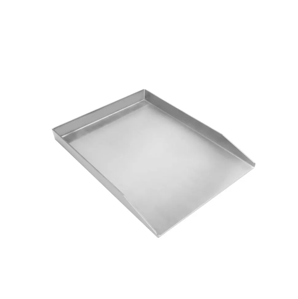 Plancha Grillplatte Edelstahl 40 x 30 cm