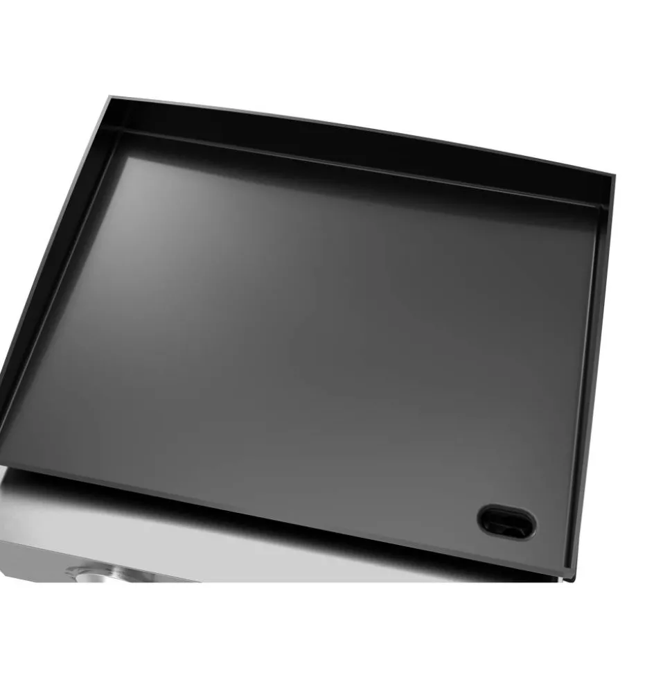 Plancha-Gasgrill 'Austin III' schwarz 50,5 x 24 x 46 cm