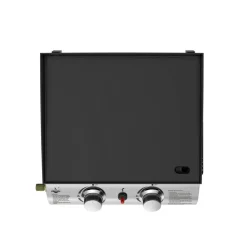 Plancha-Gasgrill 'Austin II' 2 Brenner