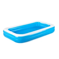 Planschbecken eckig blau 305 x 183 x 46 cm 850 l