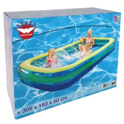 Planschbecken 'Family Pool' blau/grün 305 x 183 x 50 cm