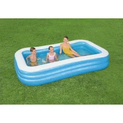 Planschbecken 'Family Pool Deluxe' blau 305 x 183 x 56 cm